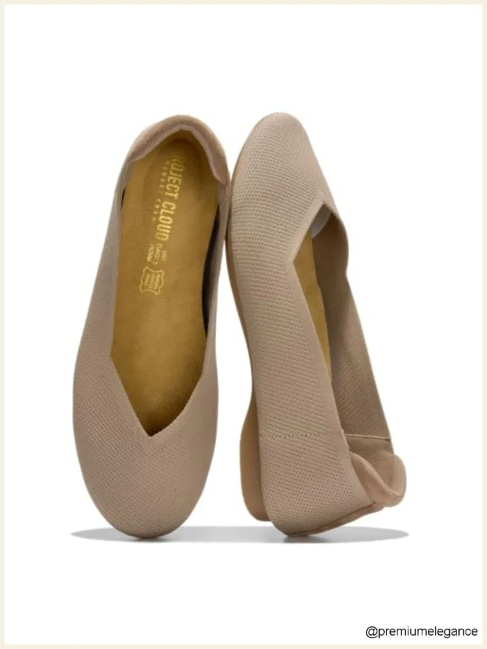 Memory Foam Ballet Flats for Women - Non Slip Lightweight Comfort Shoes